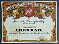 Vintage Rare 1980 Jos. Schlitz Beer 