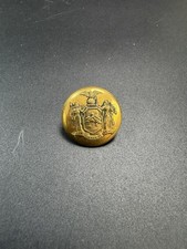 Vintage Post Civil War Button New York State Coat of Arms 19th to mid 20th picture