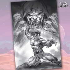 Thundercats #1 Cover U 1:25 Lucio Parrillo Line Art Virgin Variant Cover Comic B picture