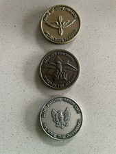 3 Army Aviation Challenge Coins - Ft. Rucker, 25th Avn Co, 11th Aviation Group picture