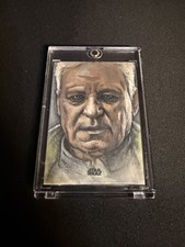 2023 Topps Finest Star Wars Sketch Luthen Rael (Andor) 1/1 by Artist Steve Alce picture