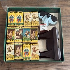 Vintage Acme Tru Vue Film Viewer Set Superman Lone Ranger 12 Films picture