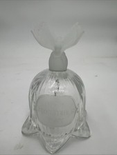 Goebel 1979 Mothers Day Crystal Glass Butterfly Bell picture
