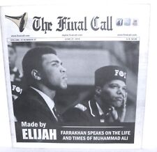 The Final Call Newspaper MADE BY ELIJAH -- MUHAMMED ALI -- Jun 21, 2016, (New) picture