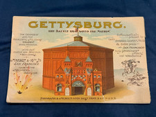 1890 Native Sons SF Souvenir Program H.S. Crocker Litho Gettysburg Cover picture