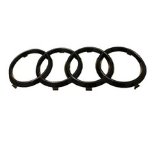 Audi Original Emblem Rings Glossy Black picture