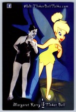 Margaret Kerry Tinker Bell Autographed Card Disney Peter Pan Model picture