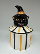 Potters Studio Black Cat Canister picture