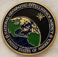 National Geospatial-Intelligence Agency NGA Challenge Coin - New and Rare picture