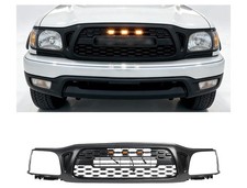Front Grill Compatible with 2001- 2004 Toyota Tacoma | Matte Black  DAMAGE READ picture