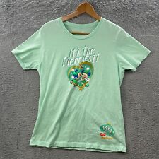 Disney Shirt Womens 2X Green Short Sleeve Very Merry Christmas 2017 Graphic picture