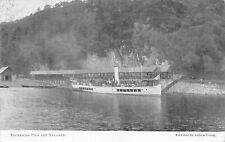 Trossachs Pier and Steamer, Trossachs, Scotland, 1905 postcard, used  picture