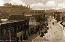 Main St. West c.1910 Lewiston ID Idaho Vintage Postcard COPY picture