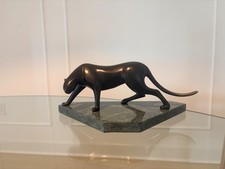 Vintage Loet Vanderveen (1921-2015) Bronze Panther Model 112-A #635/750 USA 1991 picture