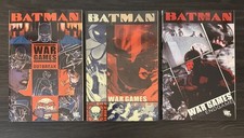Batman War Games Vol. 1-3 TPB Graphic Novels Lot: Outbreak, Tides, Endgame picture