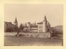 France, Anse, Château de la Fontaine Vintage Albumen Print  picture
