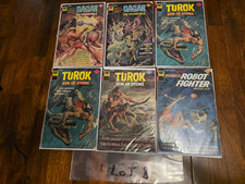 Bronze Age Comic Book Lot-Whitman TUROK - MAGNUS - DAGAR Low Grade LOT 8 picture