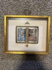 Vintage Sungott Art Studios NY Shadow Box Wall Art Miniature Book picture
