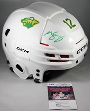 MATT BOLDY SIGNED FULL-SIZE MINNESOTA WILD HELMET FS NHL STAR AUTOGRAPH +JSA COA picture