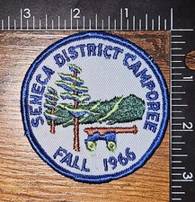 Seneca District Camporee Fall 1966 Vintage Boy Scout BSA Patch picture