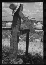 Photo:Brookeville Maryland 1937 Threshers Hats Oats Farm Field FSA picture
