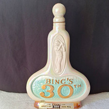 Jim Beam Bing's 30th  Ceramic Decanter. 1971 Pro Am, Monterrey. Empty picture