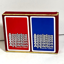 Appleton Electric Company Advertising Playing Cards 2 Decks Sealed picture