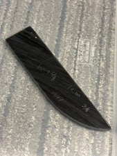Obsidian Practice Preform Blank Flint Knapping  Thick 3/8 Clean Edge 6 X 1 3/8 picture