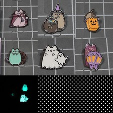 Pusheen the Cat Mystery Enamel Pins HALLOWEEN Series YOU CHOOSE GLOW IN DARK picture
