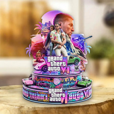 Grand Theft Auto VI Custom Shape Acrylic Plaque picture