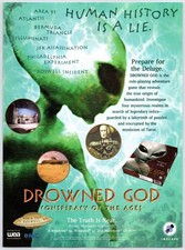 Drowned God - PC Game - Vintage Original Print Ad/Poster Alien Promo Art 1996 picture
