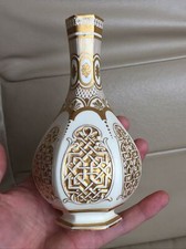 ANTIQUE 19th C. AESTHETIC MOVEMENT MINTONS VASE GOLD MINTON MARK Circa 1873-1891 picture