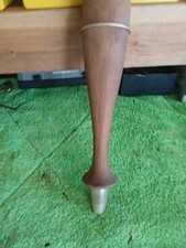 Vintage Oversized Anheuser Busch Budweiser Wooden Tap Handle Brass Eagle Logo picture