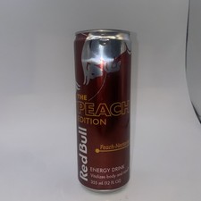 Unopened EMPTY Can of Peach Edition Peach-Nectarine Red Bull  picture