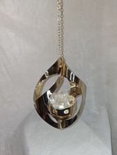 Vtg 60s Mascot Brass Metal Hanging Candle Holder Retro MCM Decor picture