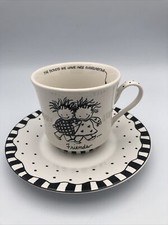 Enesco Children of the Inner Light MAREI Friends cup & saucer NEW condition VTG picture