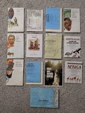 Vintage National Geographic Mixed Lot of 13  Maps from 1970s  picture