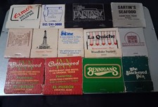 Vintage Texas Matchbook Lot 13 Pc Restaurants, Motels, Bar & Diner, Collectible picture