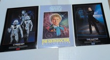 The Master & Cybermen & Sixth Doctor Doctor Who Laminated Poster 12x17 Set of 3 picture