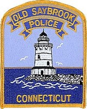 Old Saybrook Connecticut Police Patch Collectible New picture