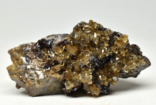 Calcite on Sphalerite - Elmwood Mine, Smith Co., Tennessee picture