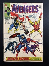 Avengers #58 1968 Marvel Comics 1st Print Silver Age Good/VG *A17 picture