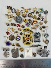 Collection Lot Vintage + Antique Fraternal Pins Jewelry and Memorabilia - Q5 picture