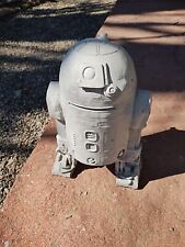 R2D2 11x8 Inches 100% Concrete Unpainted Handmade Collectors Star Wars Figures picture