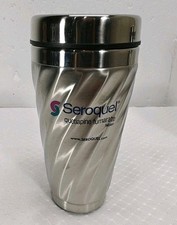 Seroquel Travel Coffee Mug & Pharmacist Neck Tie Pharmaceutical Advertising picture