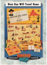 Classic Toys Trading Cards #38 Have Gun Will Travel Board Game Single Card 1993 picture