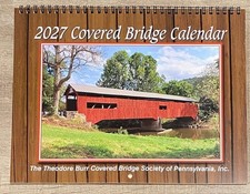 2027 Pennsylvania Covered Bridge Calendar picture