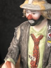 Vintage Emmett Kelly Jr. Clown Figurine Ltd Ed Flambro 1998 World Smile picture