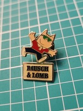 Vtg Bausch & Lomb Gold Tone Lapel Pin picture