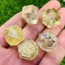 5pc Natural citrine quartz dodecahedron crystal specimen healing  picture